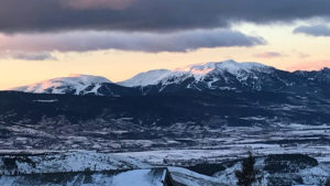 Lever du soleil sur les Pyrénées appartement à vendre Font-Romeu